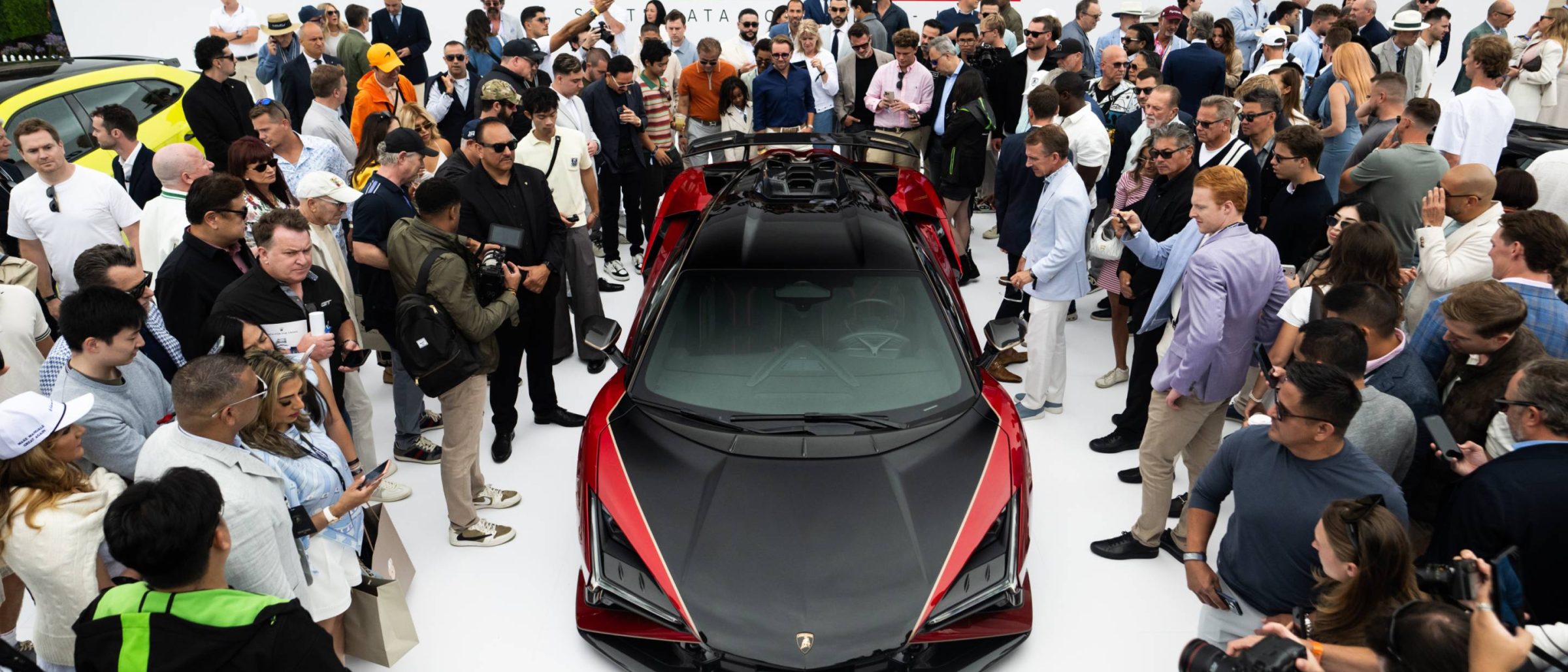 Automobili Lamborghini Holds World Debut of Revuelto SV at The Quail