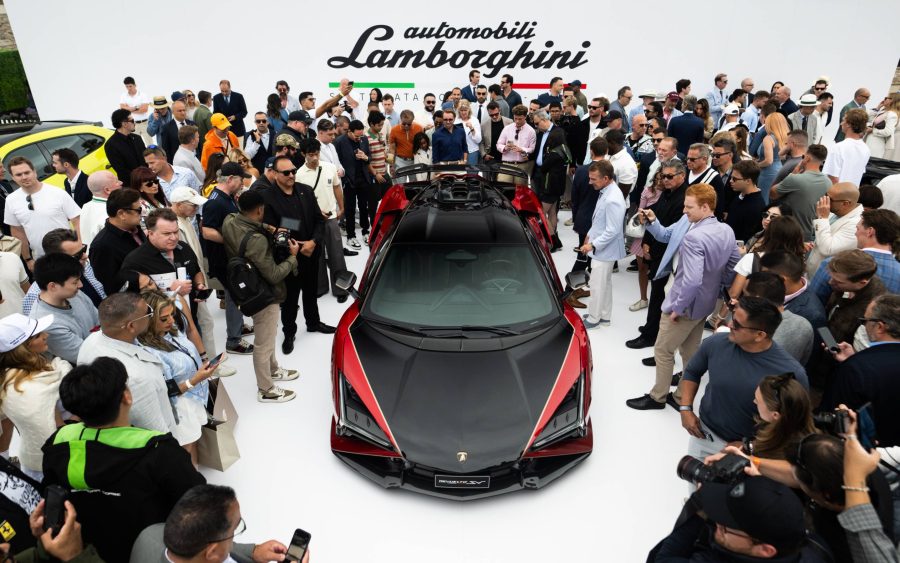 Automobili Lamborghini Holds World Debut of Revuelto SV at The Quail